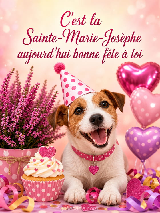 Carte bonne fĂȘte Marie-JosĂšphe