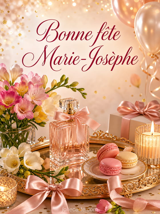 Carte bonne fĂȘte Marie-JosĂšphe