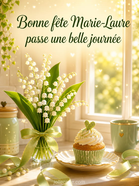 Carte bonne fête Marie-Laure