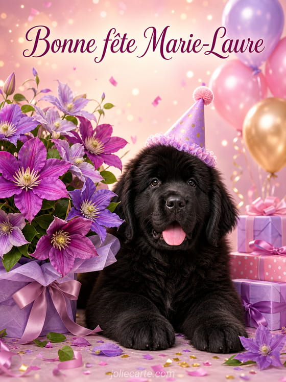 Carte bonne fête Marie-Laure