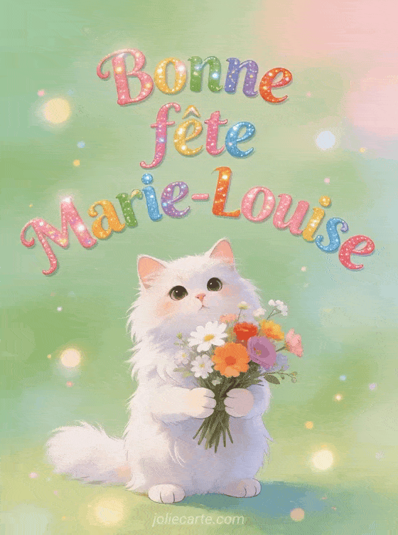 Bonne fête Marie-louise - Marie louise gif bonne fete