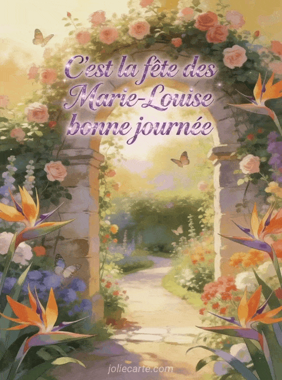 Bonne fête Marie-Louise - Bonne fete marie louise fleurs