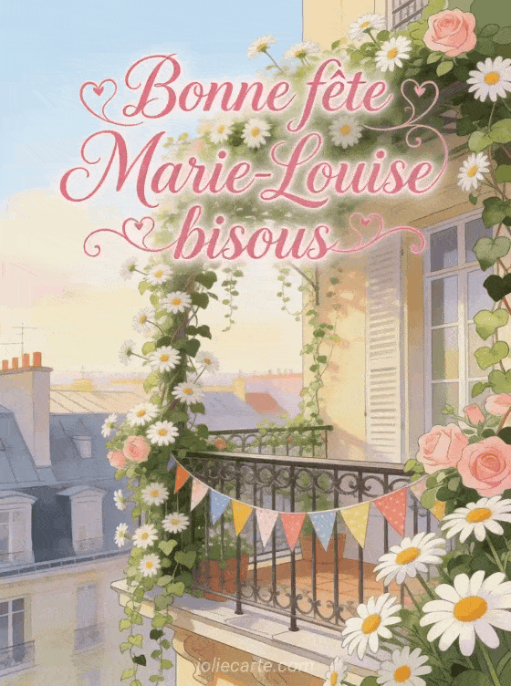 Bonne fête Marie-Louise - Bonne fete marie louise bisous