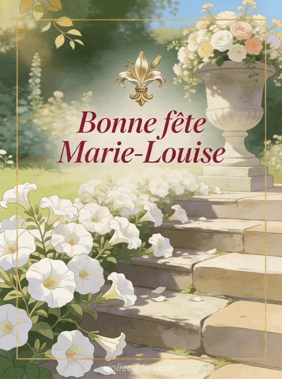 Bonne fête Marie-Louise - Fete sainte marie louise
