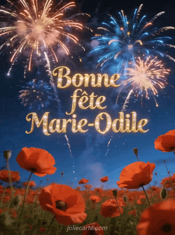 Bonne fête Marie-odile - Bonne fete marie odile gratuit