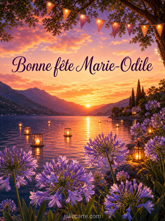 Carte bonne fĂȘte Marie-Odile