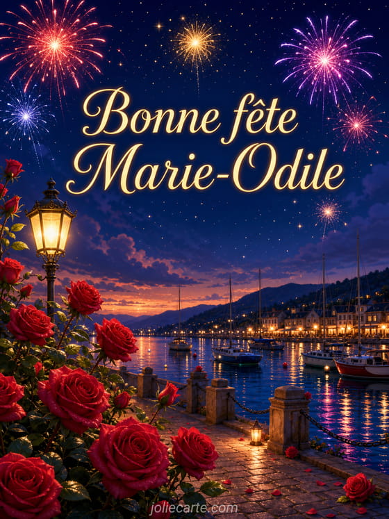 Carte bonne fĂȘte Marie-Odile