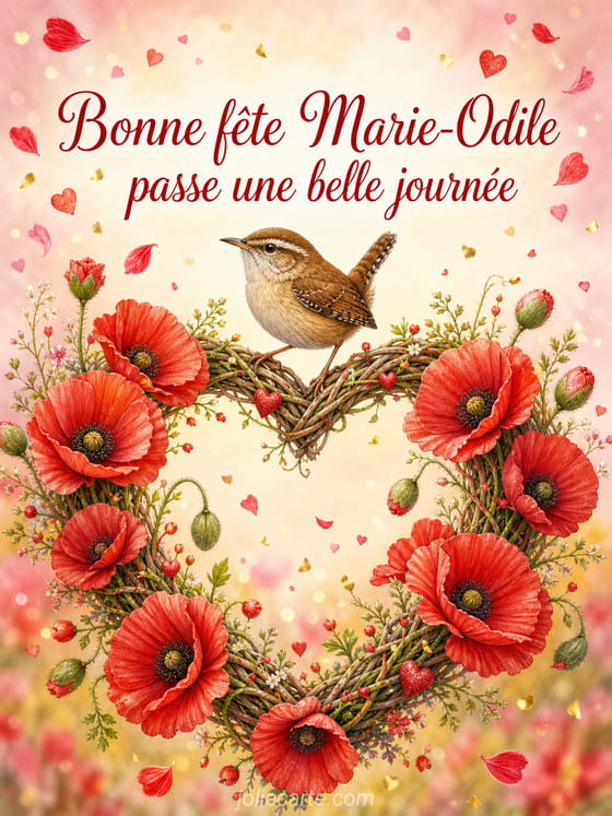 Carte bonne fĂȘte Marie-Odile