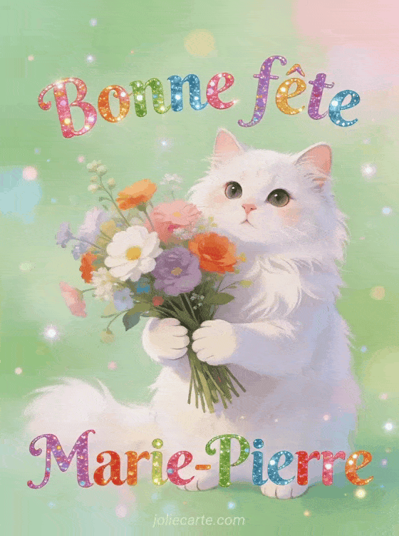 Bonne fête Marie-Pierre - Marie pierre gif bonne fete
