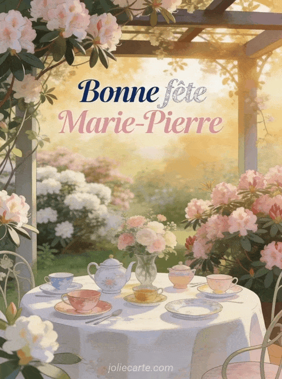 Bonne fête Marie-Pierre - Carte bonne fete marie pierre