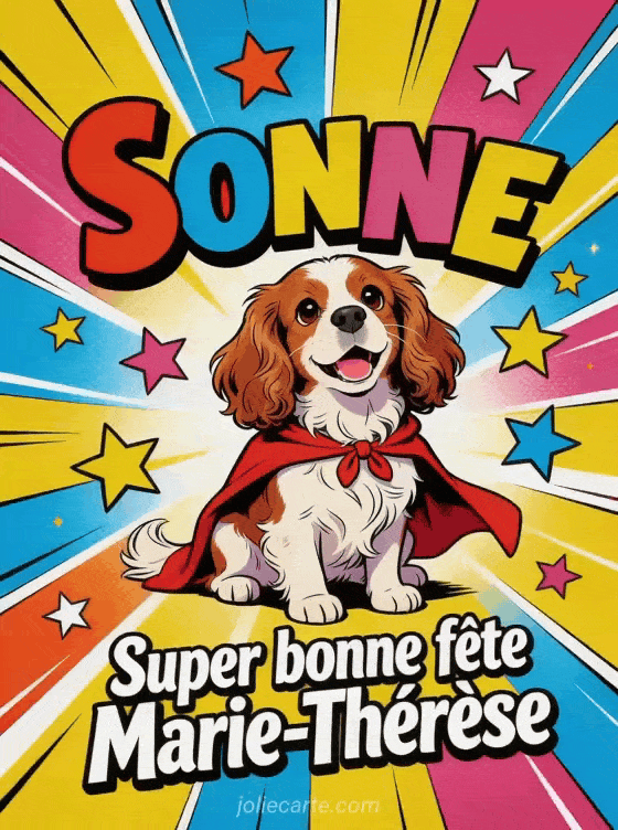 Bonne fête Marie-Thérèse - Marie therese gif bonne fete gratuit
