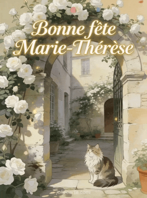Bonne fête Marie-Thérèse - Carte bonne fete marie therese gratuite