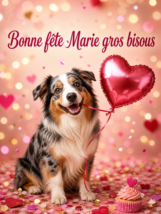 Carte bonne fête Marie