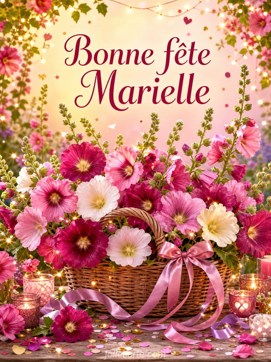 Carte bonne fĂȘte Marielle