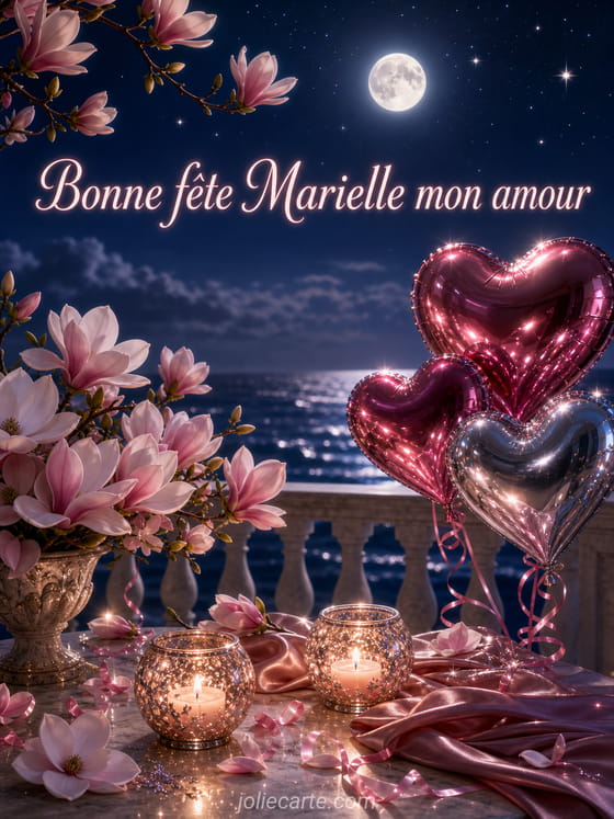 Carte bonne fĂȘte Marielle