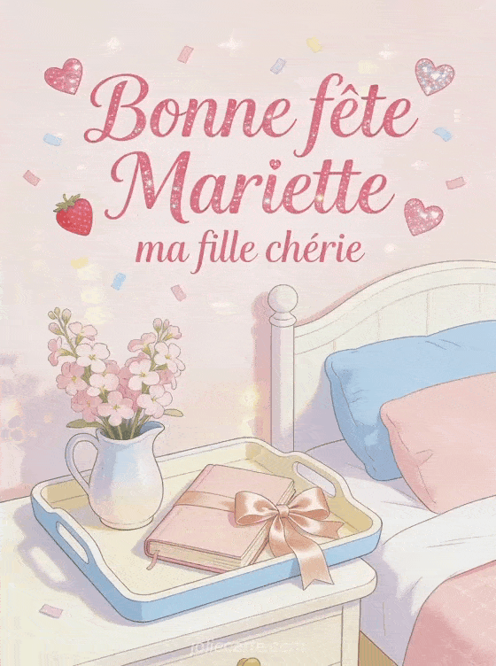 Bonne fête Mariette - Bonne fete mariette ma fille