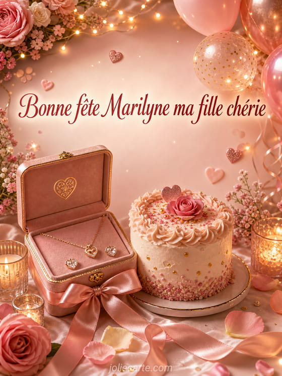 Carte bonne fĂȘte Marilyne