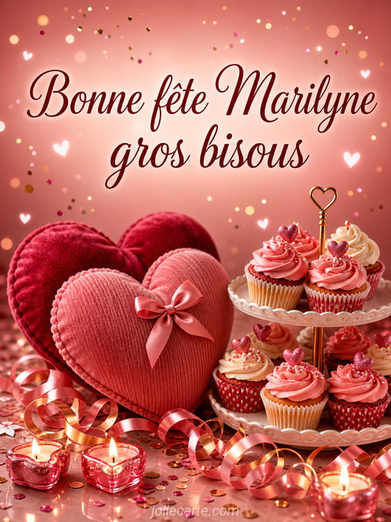 Carte bonne fĂȘte Marilyne