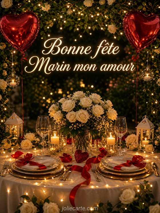 Carte bonne fête Marin