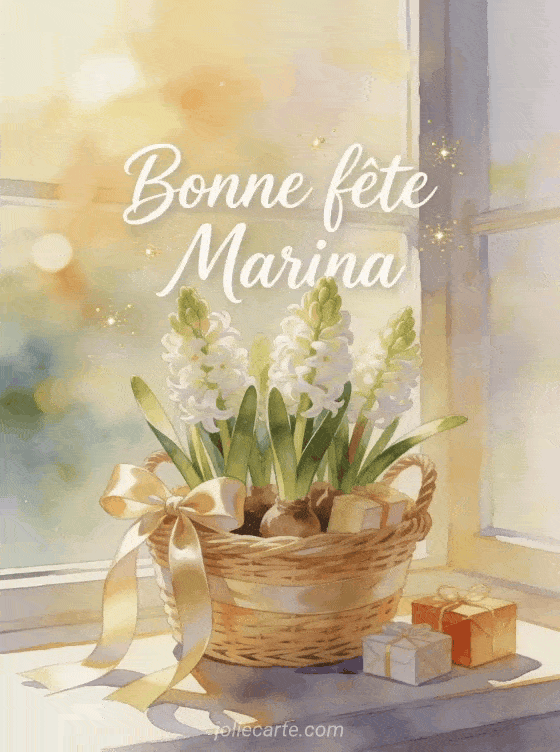 Bonne fête Marina - Bonne fete marina fleurs
