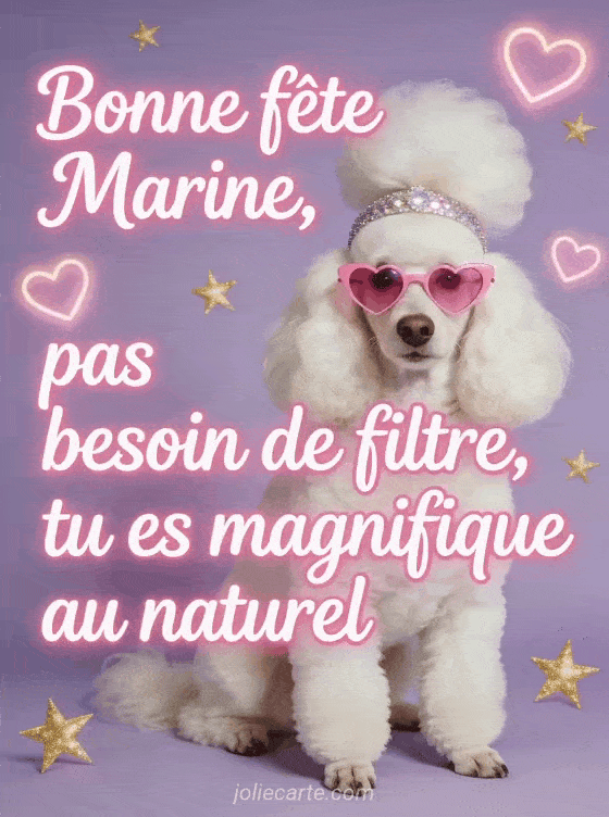 Bonne fête Marine - Marine bonne fete humour