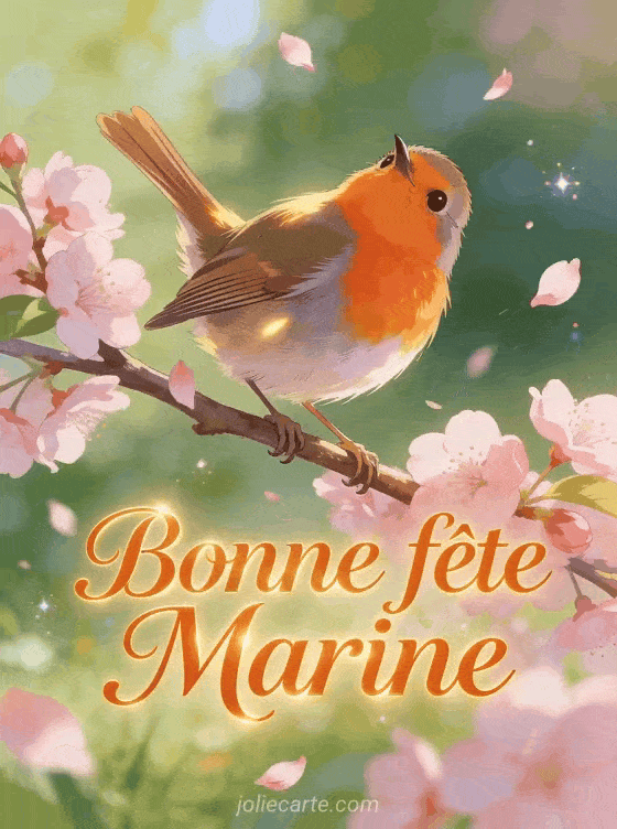 Bonne fête Marine - Marine image bonne fete gratuite
