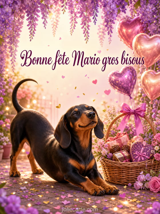 Carte bonne fĂȘte Mario