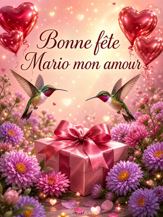 Carte bonne fĂȘte Mario