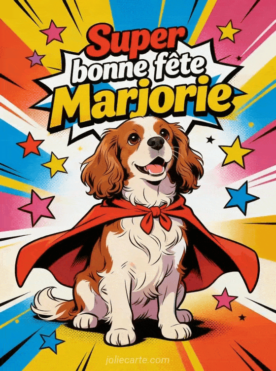 Bonne fête Marjorie - Marjorie gif bonne fete gratuit