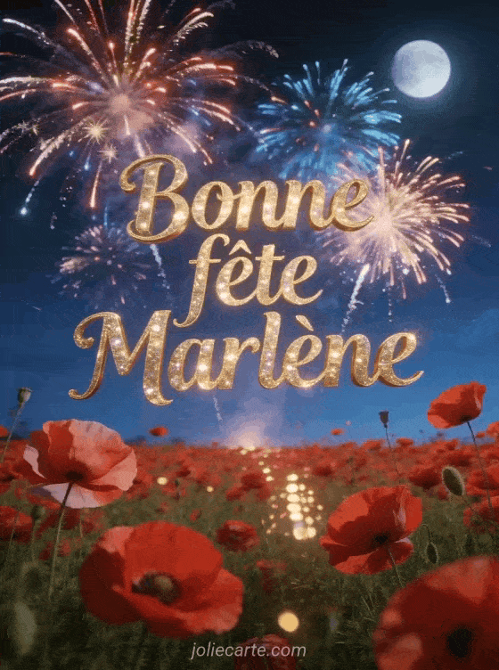 Bonne fête Marlène - Marlene bonne fete image