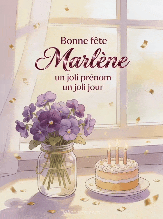 Bonne fête Marlène - Fete marlene a souhaiter