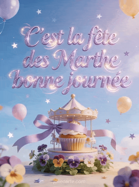 Bonne fête Marthe - Bonne fete marthe gif