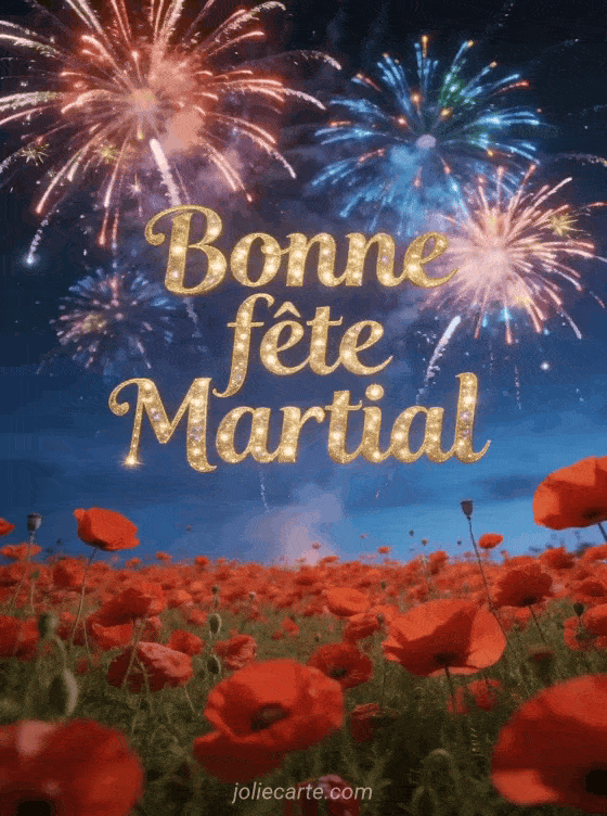Bonne fête Martial - Martial bonne fete image