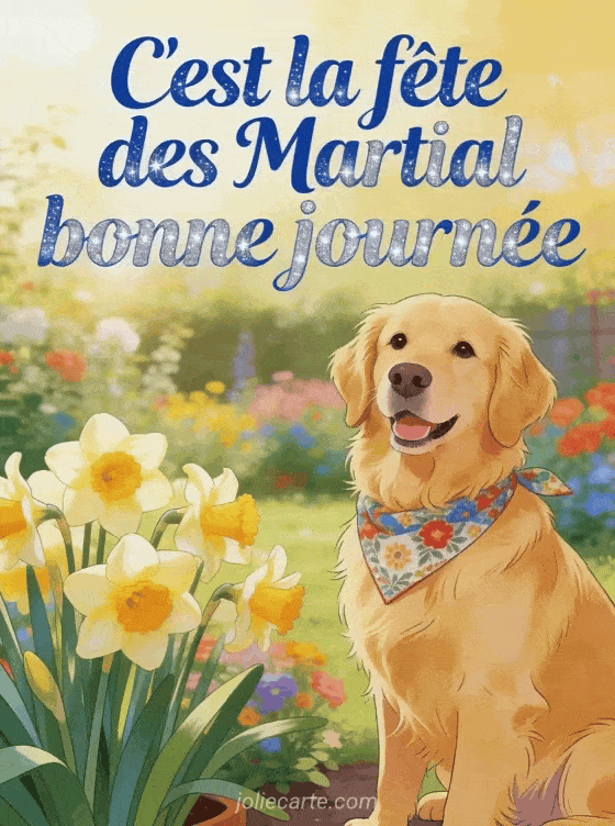 Bonne fête Martial - Fete martial a souhaiter