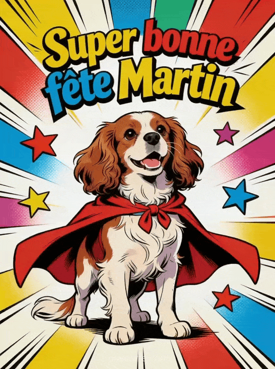 Bonne fête Martin - Martin gif bonne fete gratuit
