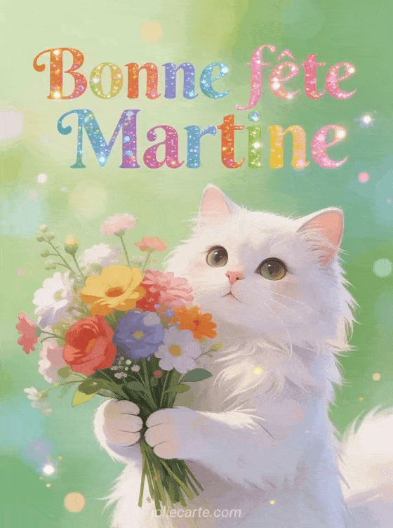 Bonne fête Martine - Martine gif bonne fete