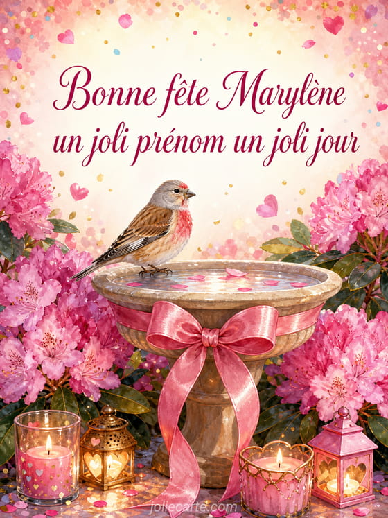 Carte bonne fĂȘte MarylĂšne