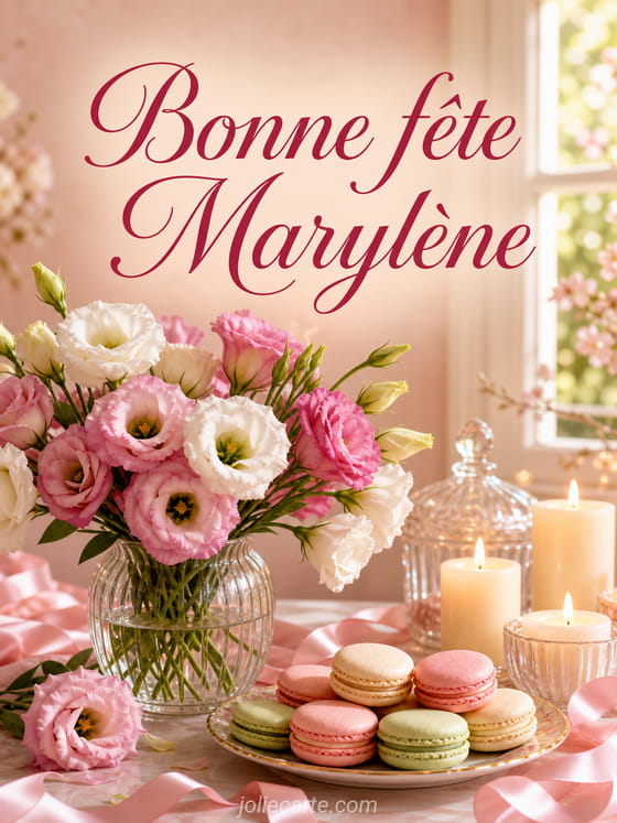 Carte bonne fĂȘte MarylĂšne