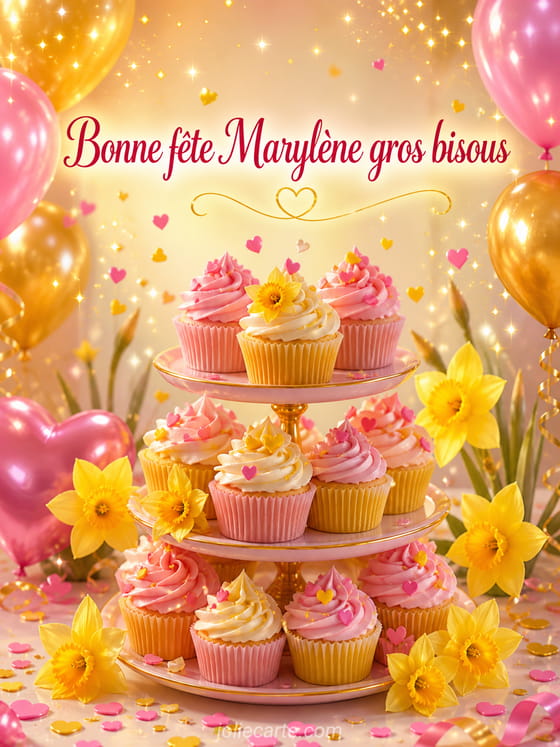 Carte bonne fĂȘte MarylĂšne