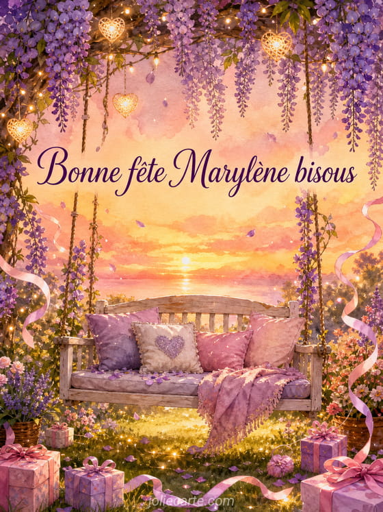 Carte bonne fĂȘte MarylĂšne
