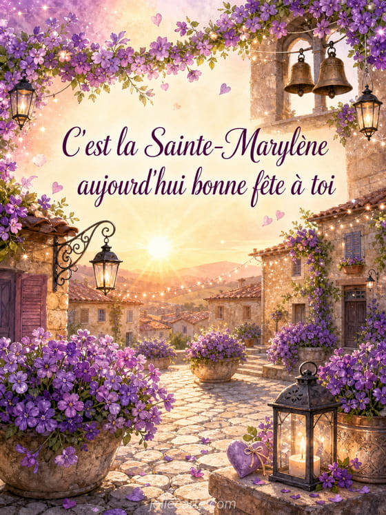 Carte bonne fĂȘte MarylĂšne