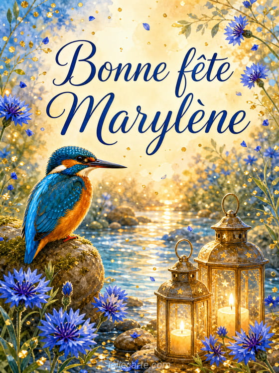 Carte bonne fĂȘte MarylĂšne