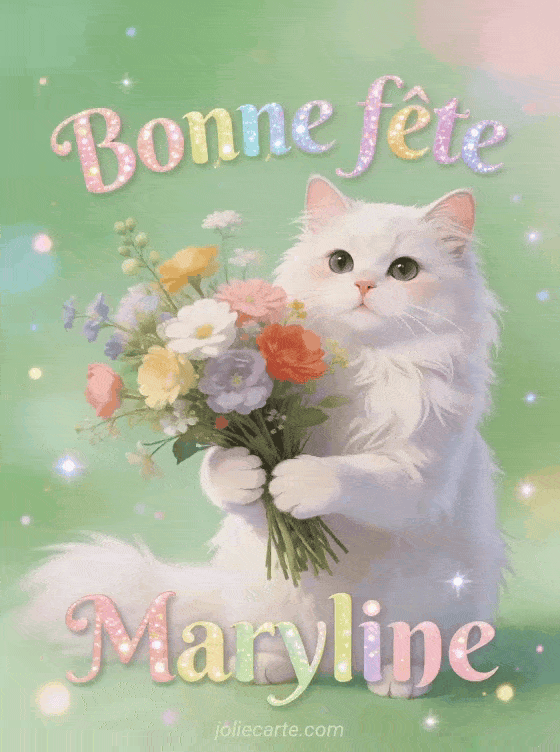Bonne fête Maryline - Maryline gif bonne fete