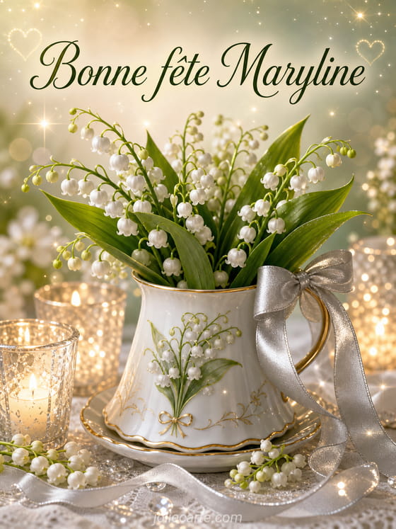 Carte bonne fête Maryline