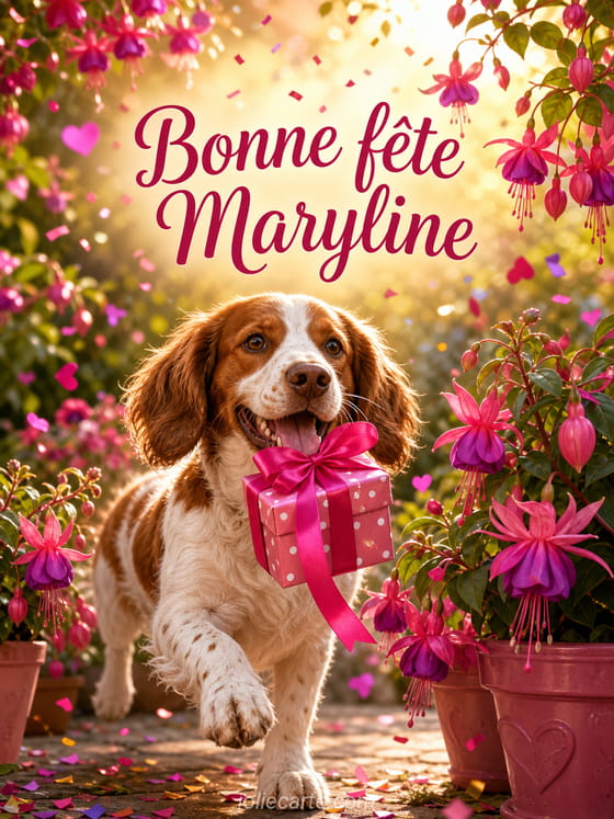 Carte bonne fête Maryline