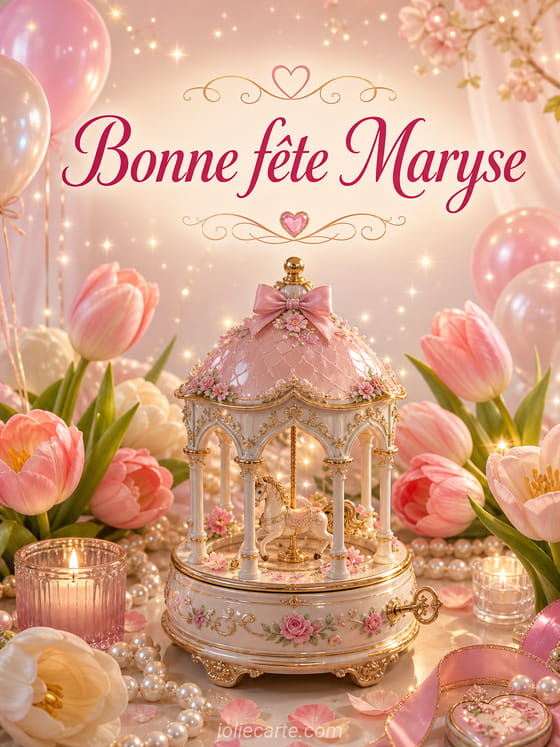 Carte bonne fête Maryse