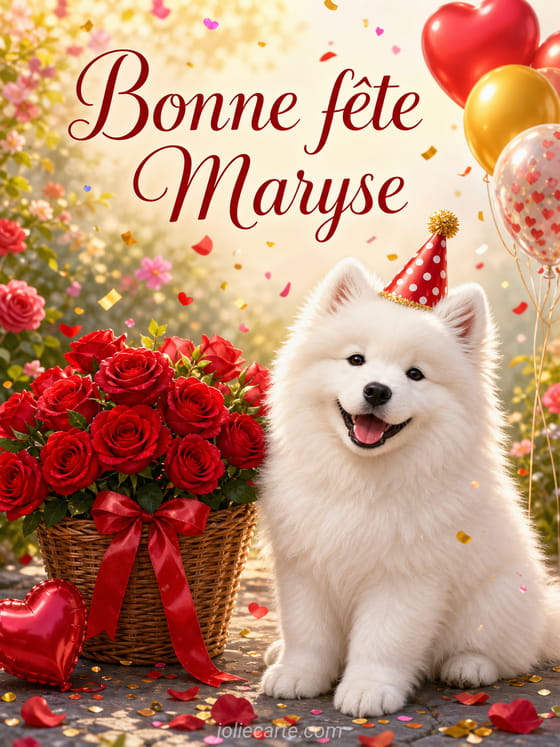 Carte bonne fête Maryse