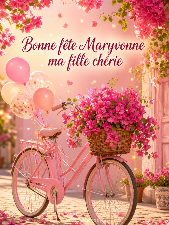 Carte bonne fête Maryvonne