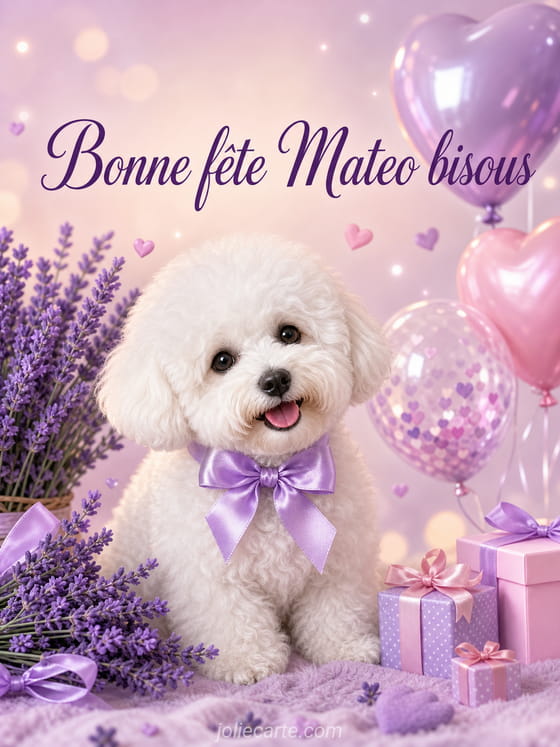 Carte bonne fĂȘte Mateo
