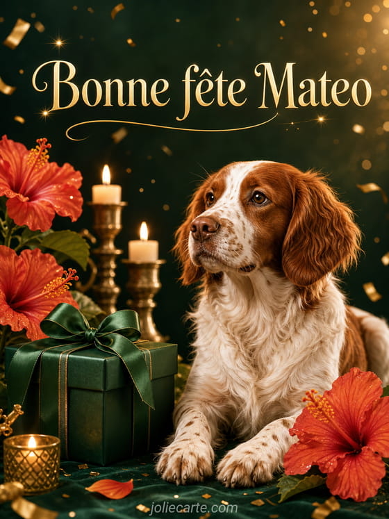 Carte bonne fĂȘte Mateo